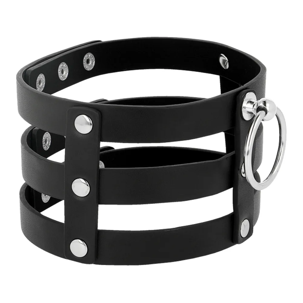 Collier et laisse Ras Cou Cuir Végan Coquette Chic Desire