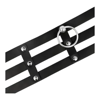 Ras Cou Cuir Végan Coquette Chic Desire - avec sa base