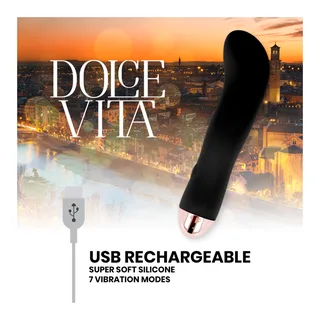 Vibrateur Rechargeable Deux Vitesses Dolce Vita - détail de la texture