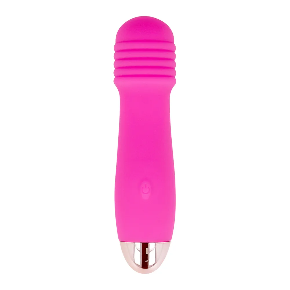 Vibrateur Rechargeable Trois Vitesses Dolce Vita - vue de dos - Rose