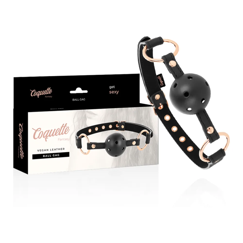 Baillon Boule Respirant Coquette - avec sa base