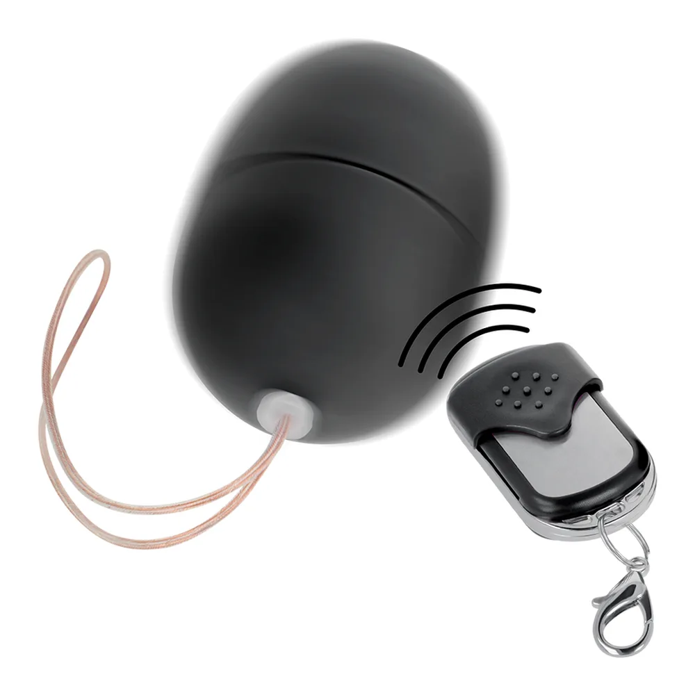 Œuf vibrant télécommandé noir taille S, étanche, coloris Noir, autre vue 2