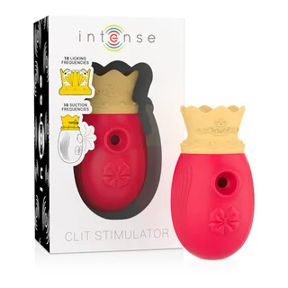Vibromasseur Stimulateur Clitoris Modes D'aspiration Intense - Rouge