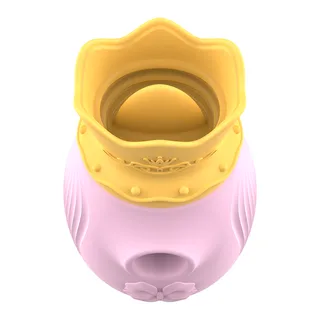 Stimulateur Clitoris Modes D'aspiration Intense - vue de profil - Rose