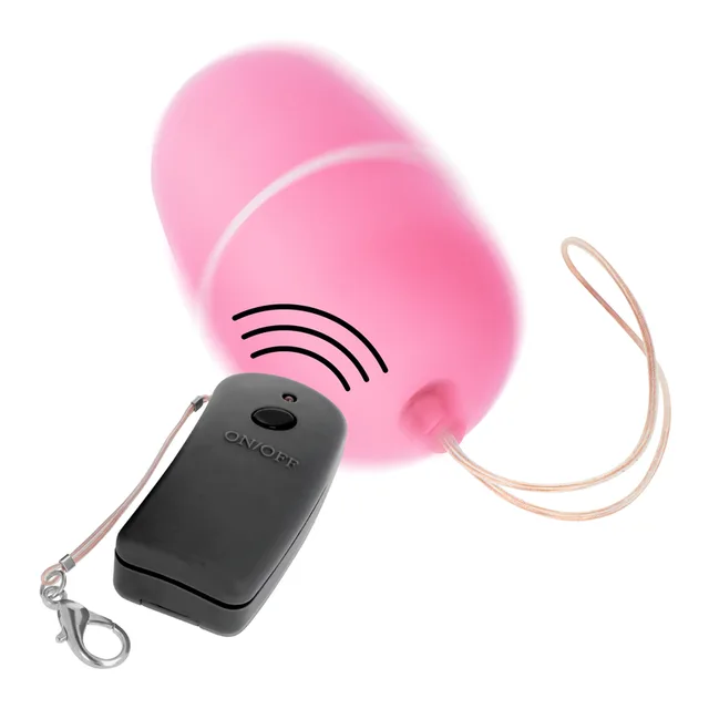 Oeuf Vibrant Télécommande avec rose