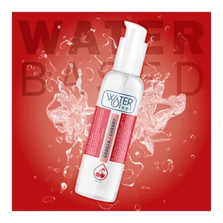 Lubrifiant base eau cerise, flacon pompe, comestible et latex, autre vue 4