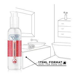 Lubrifiant base eau cerise, flacon pompe, comestible et latex, autre vue 6
