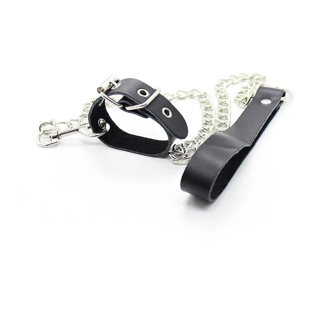 Collier Pénis Bracelet Cuir
