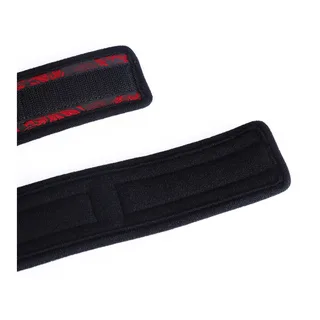 Menottes de poignet textile noir rembourrées ajustables, autre vue 4