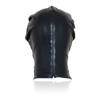Bâillon cagoule noir tissu extensible, autre vue 2