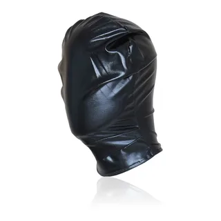 Bâillon cagoule noir tissu extensible, autre vue 5