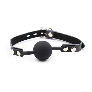 Bâillon Boule Silicone Ohmama - vue de profil