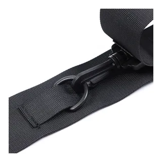 Menottes nylon noir ajustables avec crochet, autre vue 8