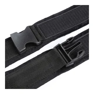 Menottes nylon noir velouté boucle clip, autre vue 3