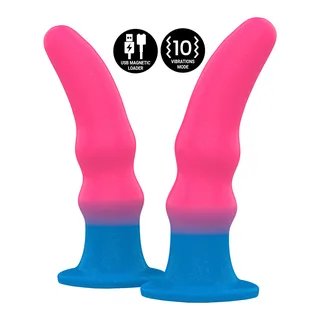 Kuno Utopia Dildo Vibrateur Mythology - vue de dos - Rose
