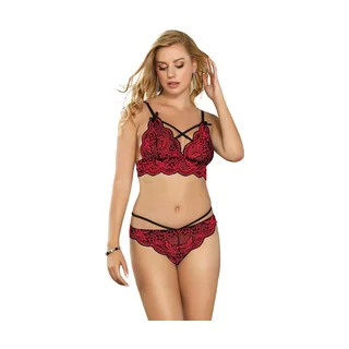 Ensemble Deux Pièces Top et Culotte en Dentelle Subblime vue 12