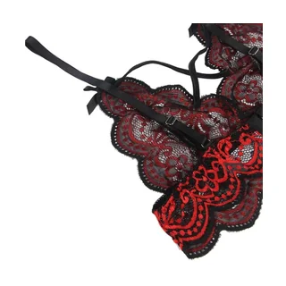 Ensemble Deux Pièces Top et Culotte en Dentelle Subblime vue 17