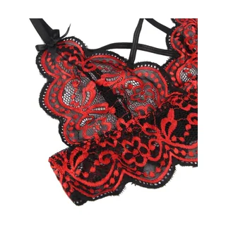 Ensemble Deux Pièces Top et Culotte en Dentelle Subblime vue 21