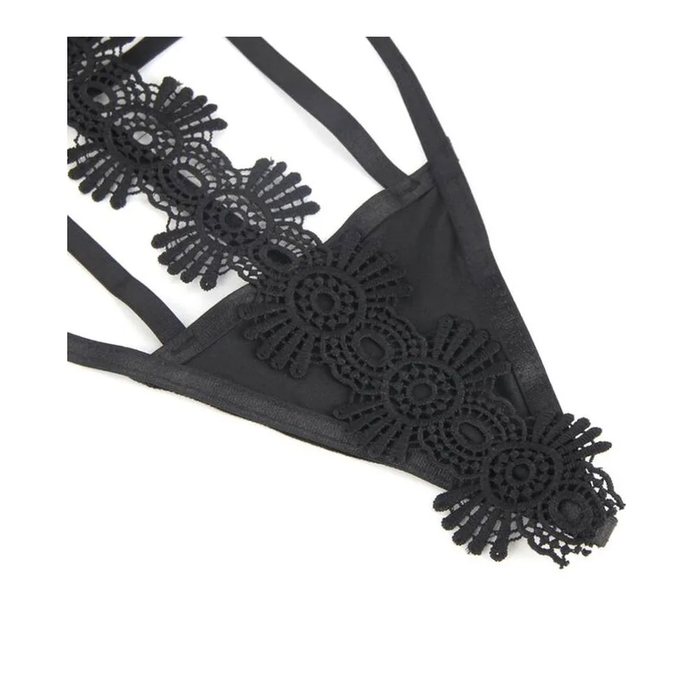 Body résille Subblime Teddy Dentelle Bretelles