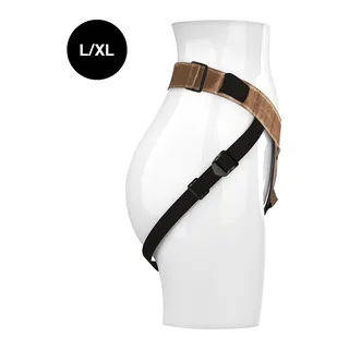 Harnais irisé holographique avec ceinture large, taille L/XL, coloris Bronze, autre vue 3