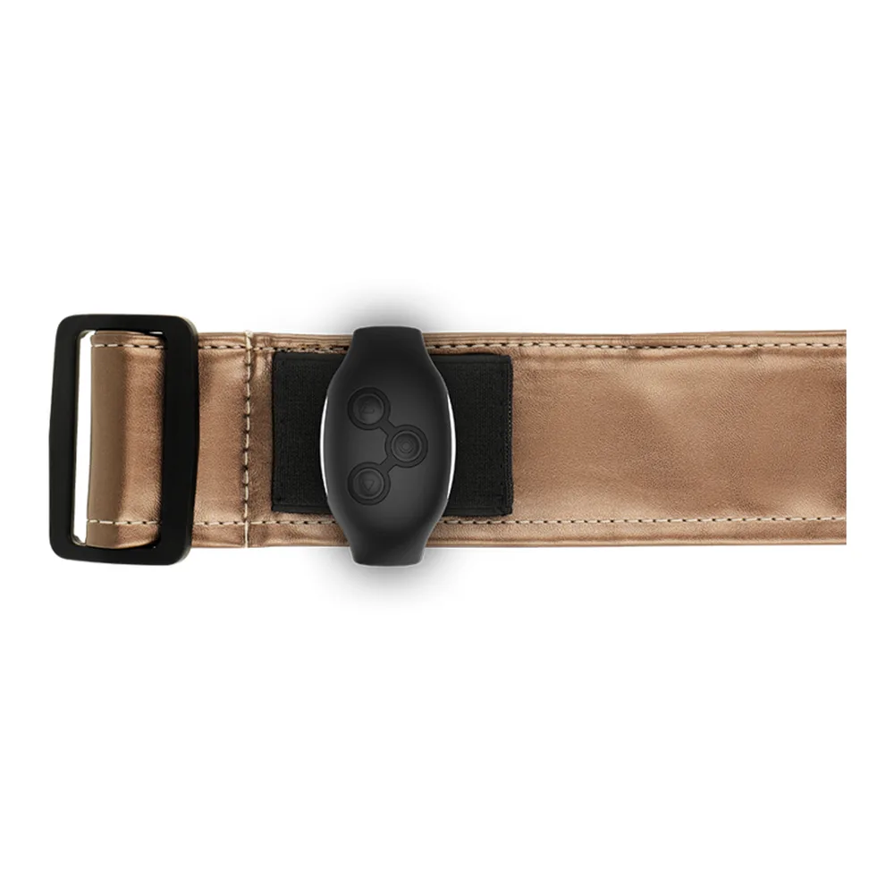 Harnais irisé holographique avec ceinture large, taille L/XL, coloris Bronze, autre vue 6