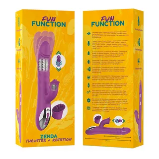 Vibromasseur Zenda Thruster & Rotation Fun Function vue 4