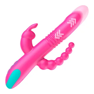 Vibromasseur Donald Triple Stimulation Happy Loky vue 4