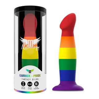 Gode silicone arc-en-ciel rechargeable avec télécommande, autre vue 4