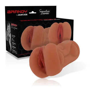 Masturbateur silicone beige relief nœud, autre vue 10