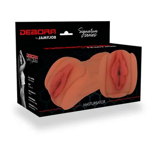Masturbateur silicone beige anatomique sans coque, autre vue 5