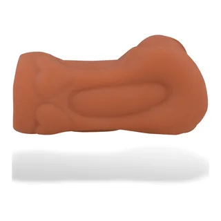 Masturbateur silicone beige anatomique sans coque, autre vue 6