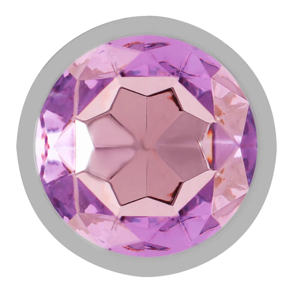 Plug Anal Métal Cristal Intense - Violet