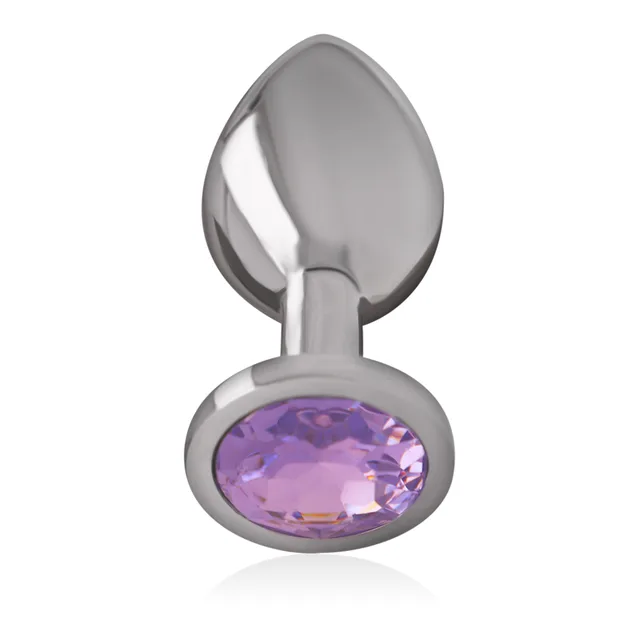 Plug Anal en Métal avec Cristal violet