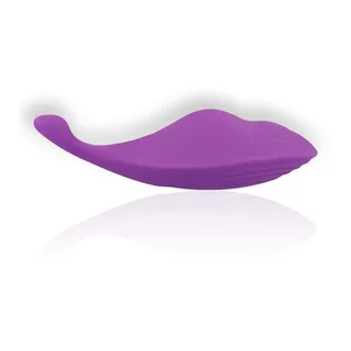 Télécommande Mindy Pantie Violette Intense - avec son échelle de taille