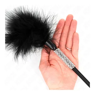 Plumes Chacouilles Manche Strass