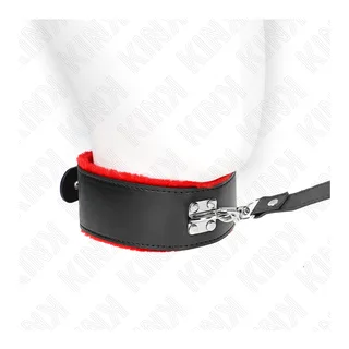 Collier Laisse en Cuir avec Bracelet