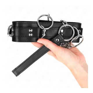 Collier Esclavage Anneaux Sangle Kink vue 4