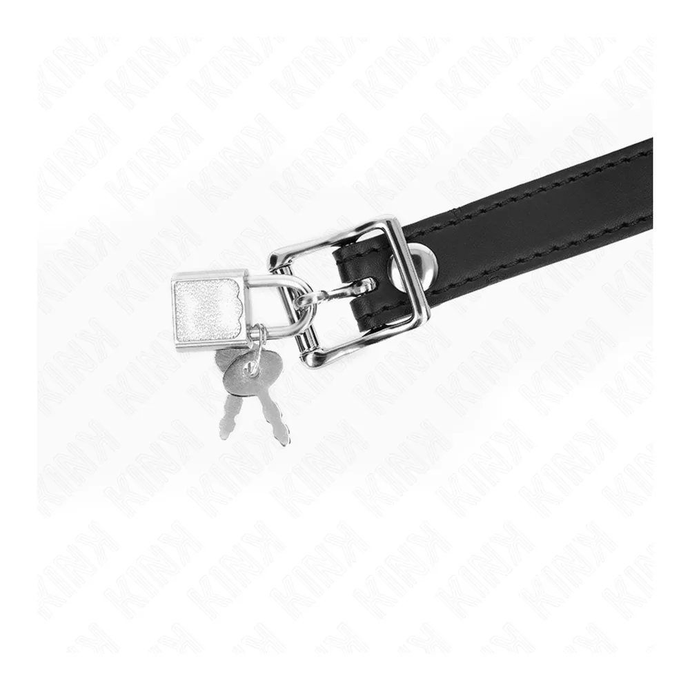 Bâillon Bâton Silicone Serrure Kink
