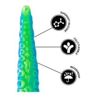 Gode Scylla Epic - accessoires fournis - Turquoise