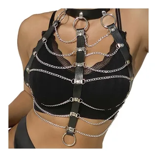Harnais Poitrine Chaîne Cuir Subblime - détail de la commande