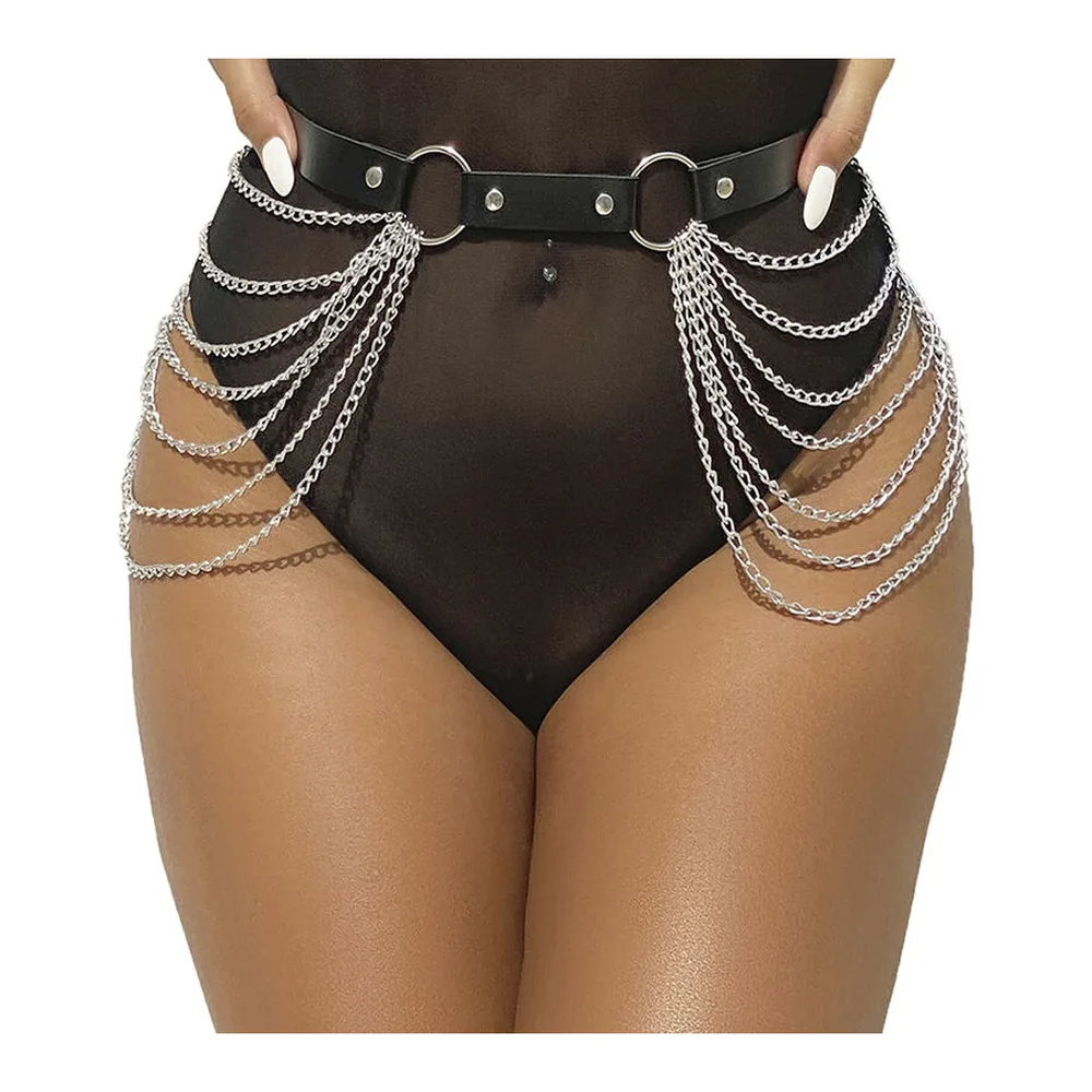 Lingerie sexy Chaîne Cuir Ceinture Subblime