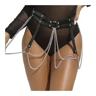 Chaine Bague Cuir Ceinture Subblime - avec son échelle de taille