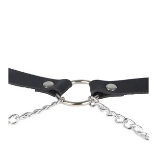 Harnais Ceinture Cuir Subblime - vue de profil