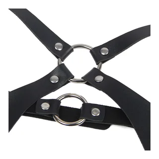 Harnais Complet Boucles Cuir Subblime - vue de profil