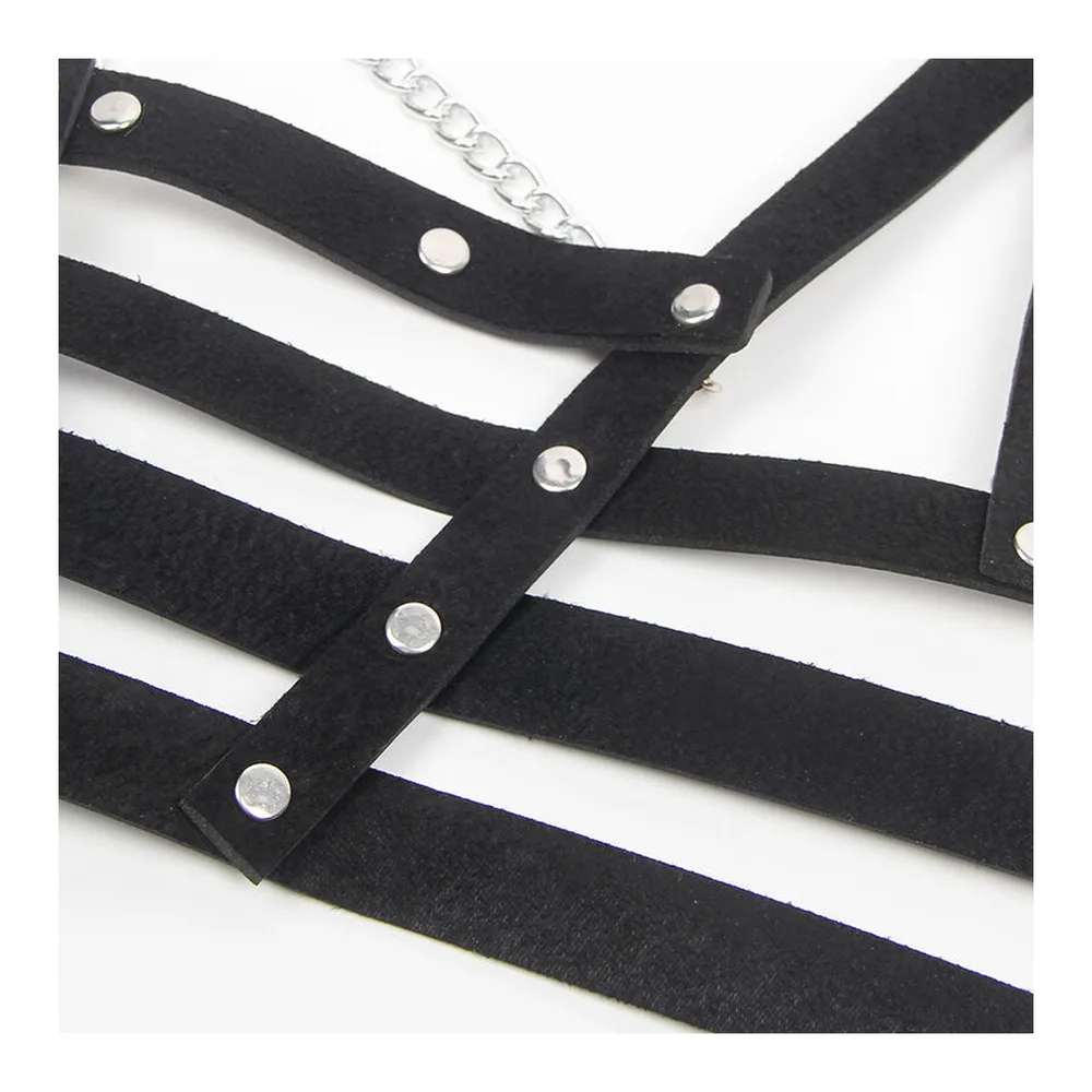 Harnais Corset Chaîne Détail Subblime