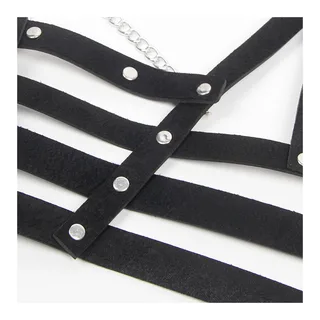 Harnais Corset Chaîne Détail Subblime