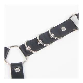 Harnais Ceinture Jarretières Anneaux Subblime - détail de la texture