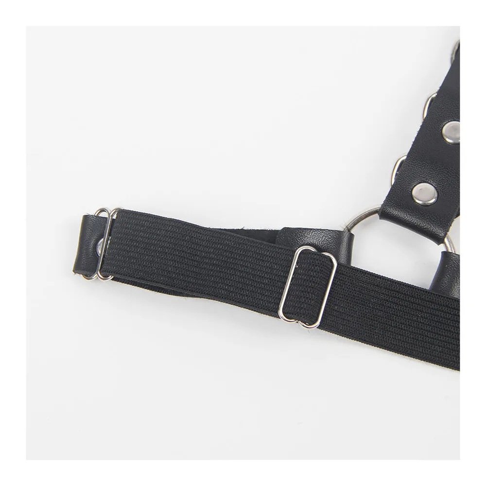 Lingerie sexy Harnais Ceinture Jarretières Anneaux Subblime