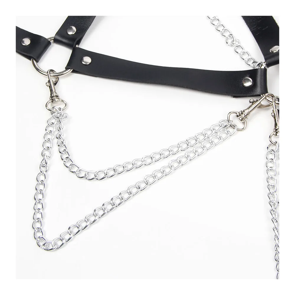 Ensemble de lingerie Soutien-gorge Harnais Chaîne Détail Subblime