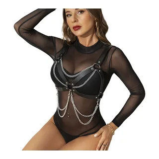 Soutien-gorge Harnais Chaîne Détail Subblime - avec sa base